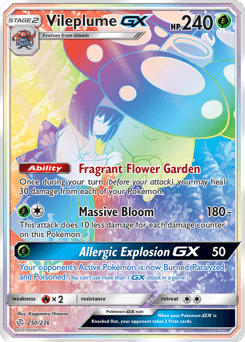 Vileplume-GX Cosmic Eclipse card