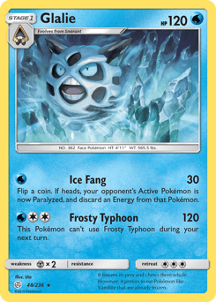 Glalie Cosmic Eclipse card