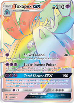 Toxapex-GX Guardians Rising card