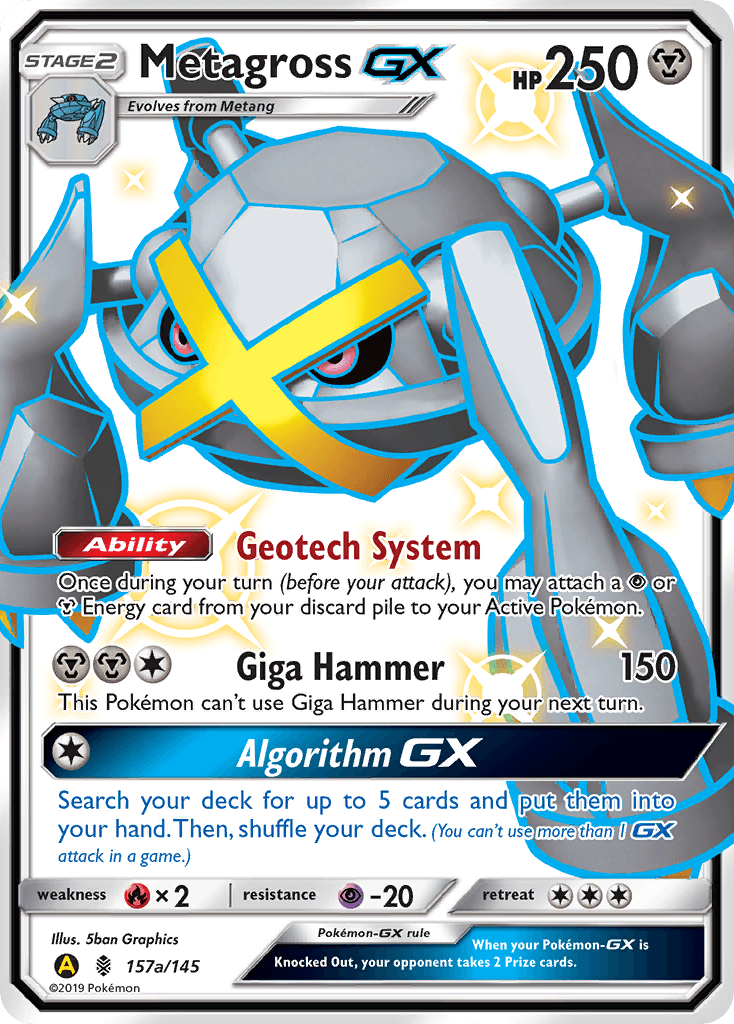 Metagross-GX Guardians Rising card
