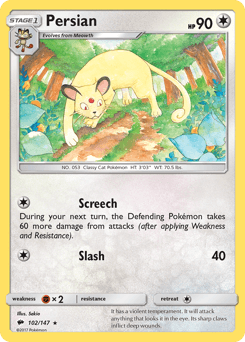 Persian Burning Shadows card