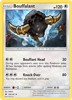 Bouffalant Burning Shadows card