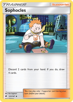 Sophocles Burning Shadows card