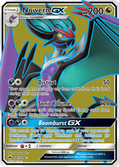 Noivern-GX Burning Shadows card