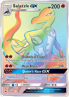 Salazzle-GX Burning Shadows card
