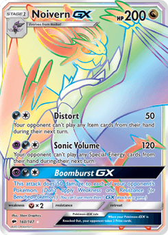 Noivern-GX Burning Shadows card