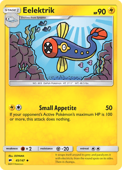 Eelektrik Burning Shadows card