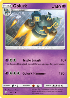 Golurk Shining Legends card