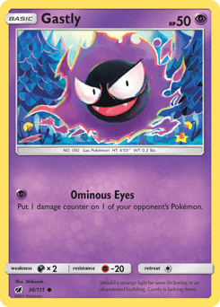 Gastly Crimson Invasion card