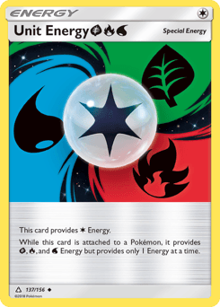Unit Energy GrassFireWater Ultra Prism card