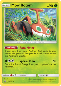 Mow Rotom Ultra Prism card