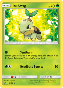 Turtwig Ultra Prism card