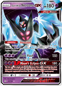 Dawn Wings Necrozma-GX Ultra Prism card