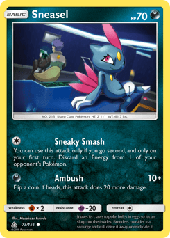 Sneasel Ultra Prism card