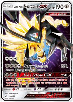 Dusk Mane Necrozma-GX Ultra Prism card