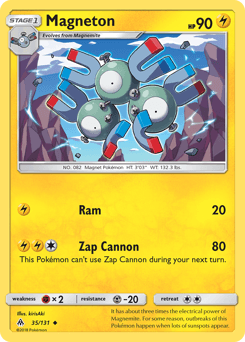 Magneton Forbidden Light card