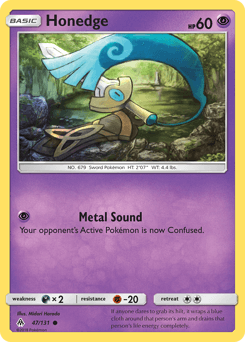 Honedge Forbidden Light card