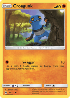 Croagunk Forbidden Light card