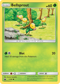 Bellsprout Celestial Storm card
