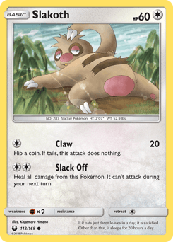 Slakoth Celestial Storm card