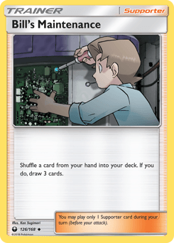 Bill's Maintenance Celestial Storm card