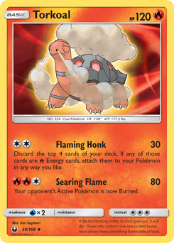 Torkoal Celestial Storm card