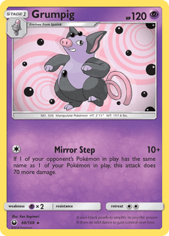 Grumpig Celestial Storm card