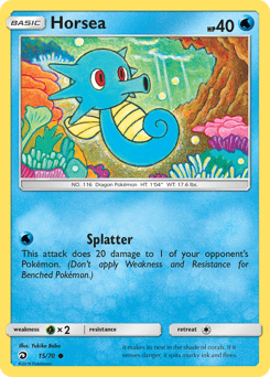 Horsea Dragon Majesty card