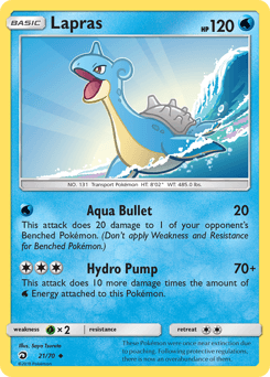 Lapras Dragon Majesty card