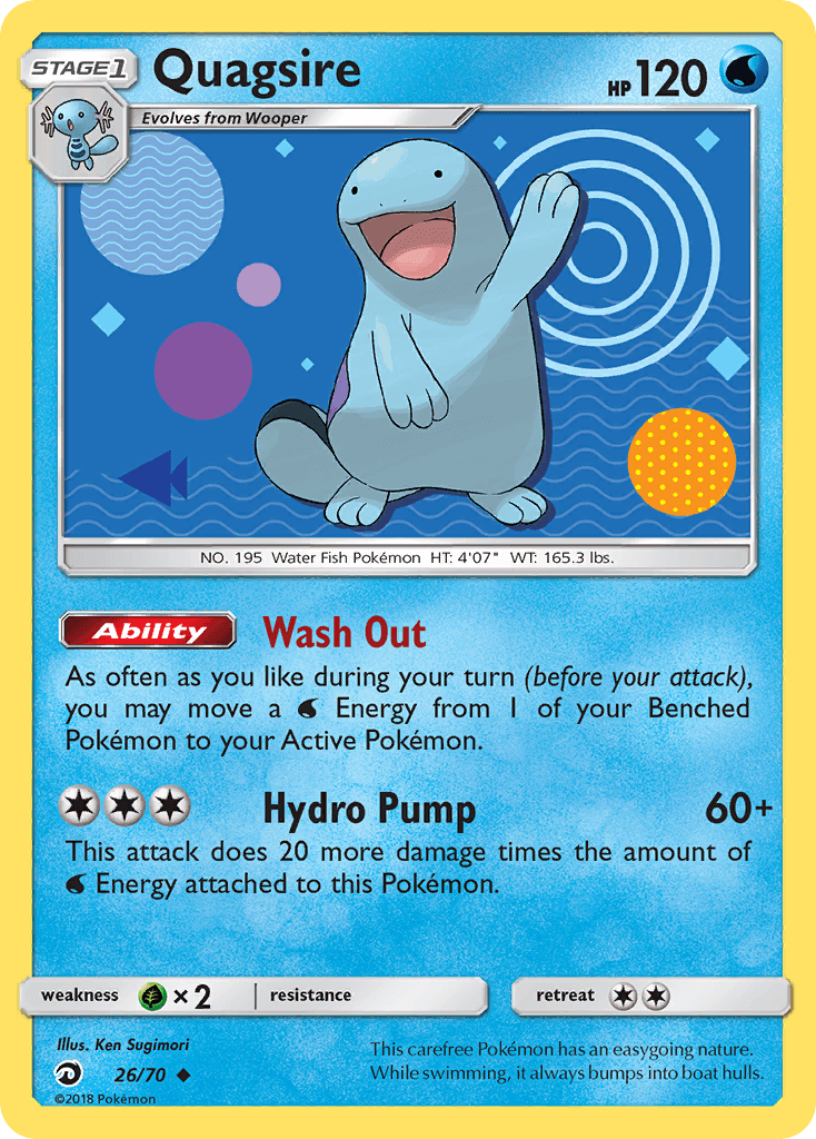 Quagsire Dragon Majesty card