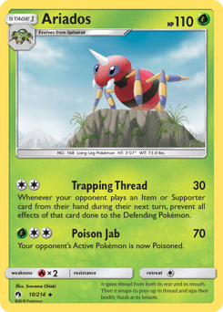 Ariados Lost Thunder card