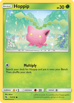 Hoppip Lost Thunder card