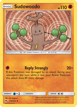 Sudowoodo Lost Thunder card