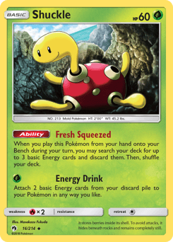 Shuckle Lost Thunder card