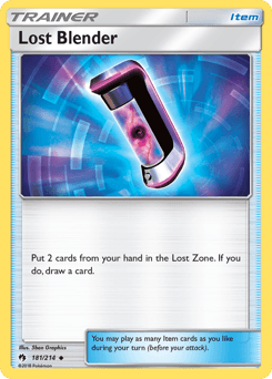 Lost Blender Lost Thunder card