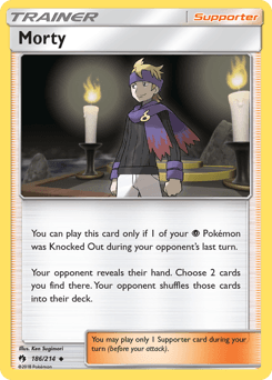 Morty Lost Thunder card
