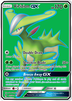 Virizion-GX Lost Thunder card