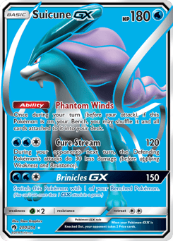 Suicune-GX Lost Thunder card
