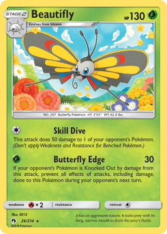Beautifly Lost Thunder card