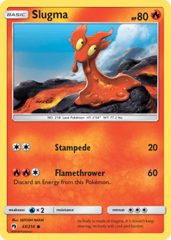Slugma Lost Thunder card