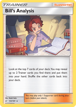 Bill's Analysis Team Up card