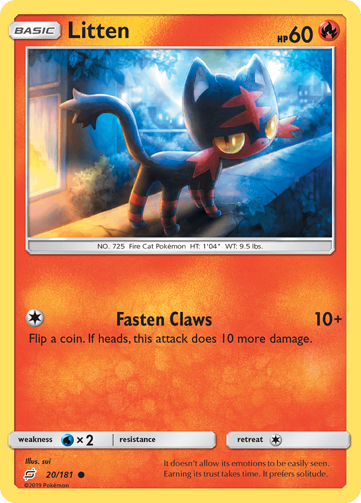 Litten Team Up card