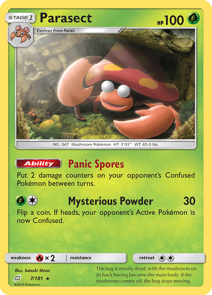Parasect Team Up card