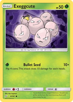 Exeggcute Team Up card