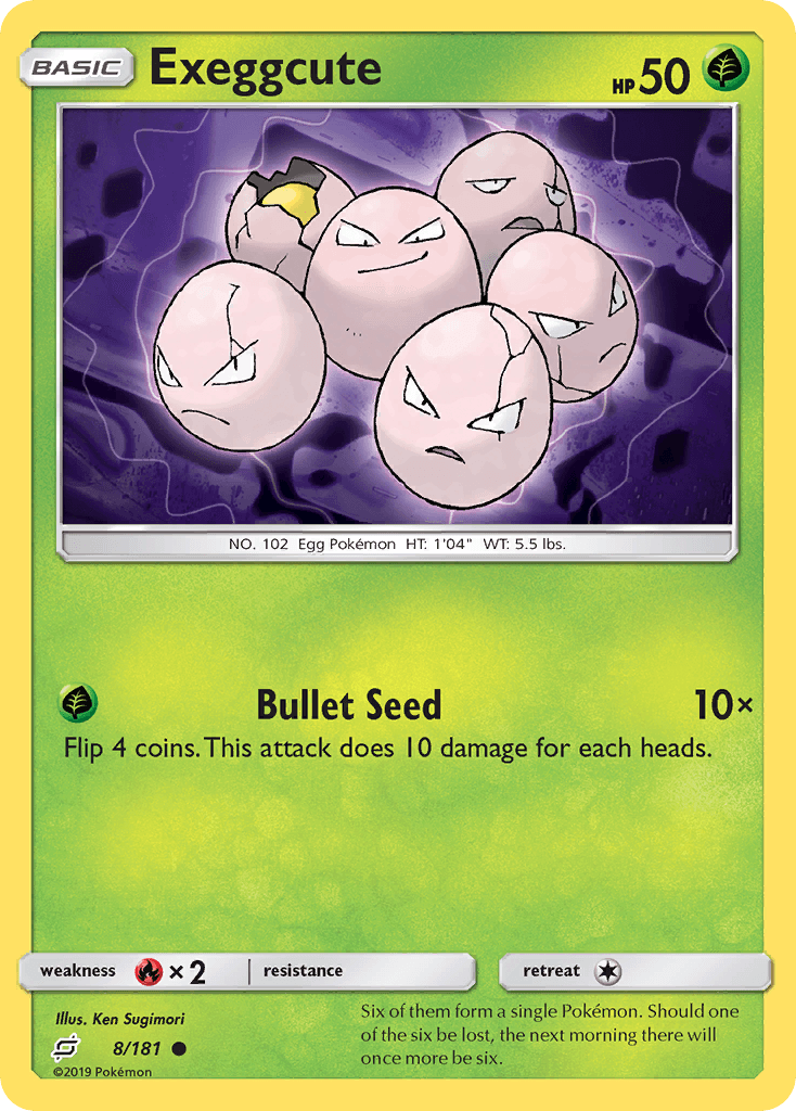 Exeggcute Team Up card