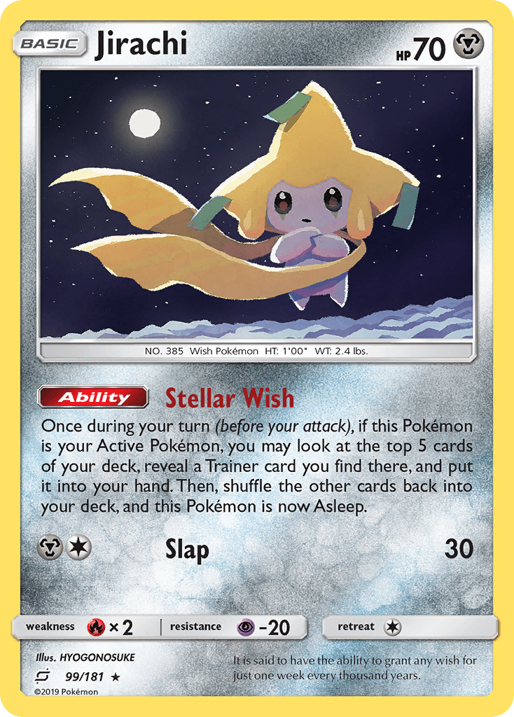 Jirachi Team Up card