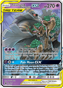 Trevenant & Dusknoir-GX SM Black Star Promos card