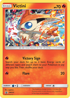 Victini SM Black Star Promos card