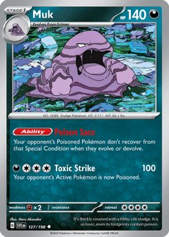 Muk Scarlet & Violet card
