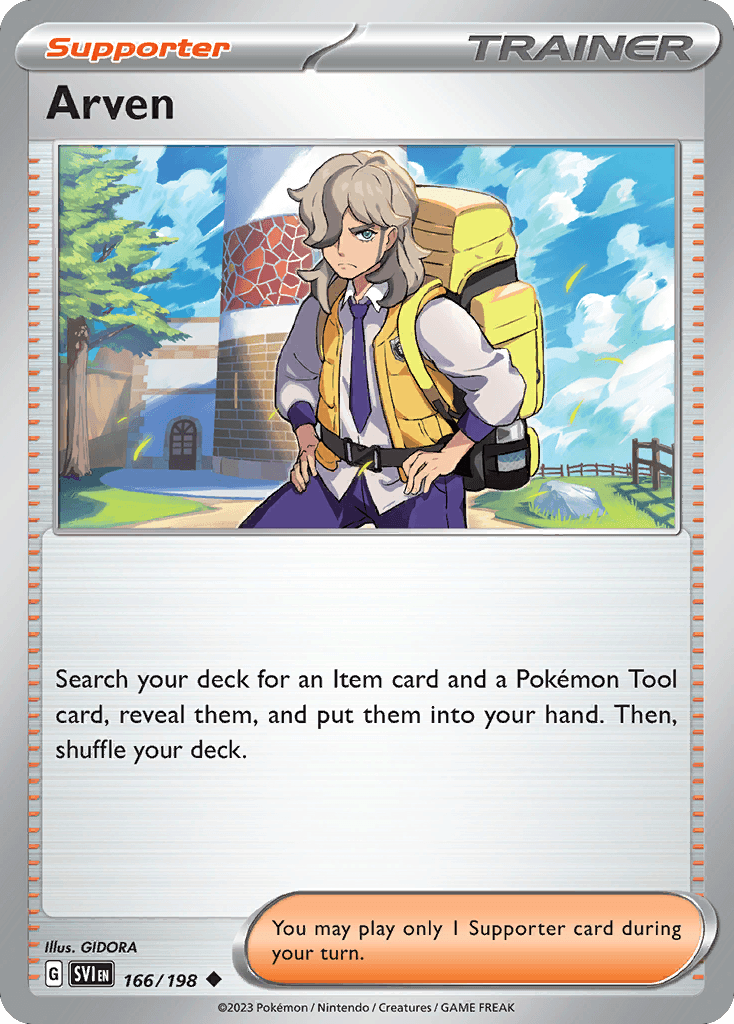 Arven Scarlet & Violet card